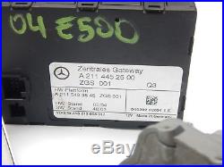 03-06 MERCEDES W211 E500 Ignition Set KEY ECU ZGW EIS Gateway Door Lock