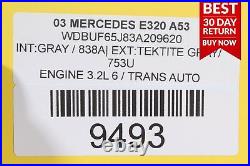 03-06 Mercedes W211 E320 ECU Control Ignition Switch Gear Shift Selector A53 OEM