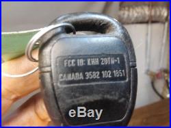 03 Saab 9-3 TWICE control unit module WITH KEY cylinder ignition OEM 5262704