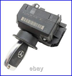08-14 Mercedes W204 C250 C350 Ignition Switch Control Module withKey OEM