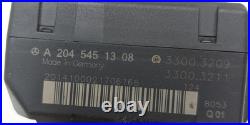 08-14 Mercedes W204 C250 C350 Ignition Switch Control Module withKey OEM