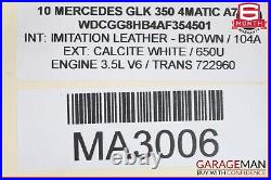 10-13 Mercedes X204 GLK350 E550 Ignition Switch Control Module with Key 2075450108