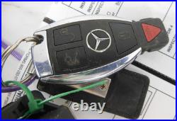 14-16 Mercedes-Benz E350 Electronic Engine Ignition Control Module Key Set OEM