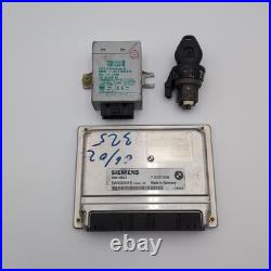 2001 2006 Bmw E46 330 3.0l M54 Engine DME Control Module Ignition Lock Key Set