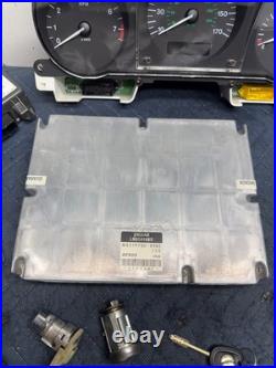 2001 Jaguar X100 XK8 ECU BCM Computer Modules with Cluster & Key Lock Set OEM 89k