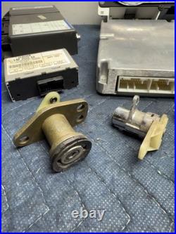 2001 Jaguar X100 XK8 ECU BCM Computer Modules with Cluster & Key Lock Set OEM 89k