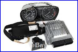 2010 BMW E92 E93 335i N54 DME ECU CAS Control Module Ignition Switch Key Set OEM