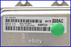 2013 Fiat 500 A/T Engine Control Module ECU ECM BCM Ignition Switch Key Set