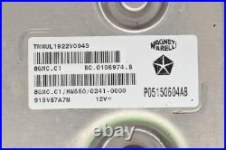 2013 Fiat 500 A/T Engine Control Module ECU ECM BCM Ignition Switch Key Set