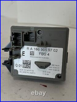 2017 MERCEDES ML350 IGNITION SWITCH CONTROL MODULE With KEY OEM A1669059702