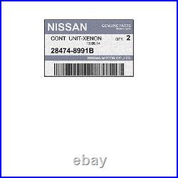 2x OEM For 03-09 Nissan 350Z Xenon Ballast & Igniter HID Control Unit Computer