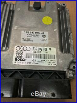 Audi A3 8p 2.0tdi Bkd Ecu Speedo Ignition Locks Key Comfort Module Control Set