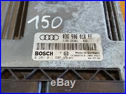 Audi A3 8p 2004 2.0 Tdi Bkd Engine Control Unit Ecu Lock Set 03g906016ff