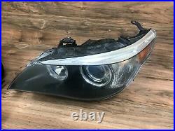 Bmw Oem E60 E61 525 530 545 550 M5 Front L And R Side Xenon Headlight 2004-2007