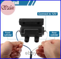 Electronic Ignition Coil Kit Dual Fire Control Module for Dyna S for Harley Davi