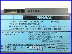 FENWAL 05-339013-003 Ignition Control Module E0201300 used #P290