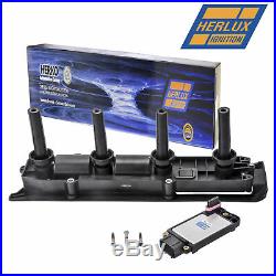 Herko B176 Ignition Coil with Boots & Ignition Control Module GM 2.2 Liter