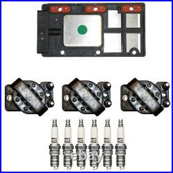 Herko Ignition Control Module+(3) 7805-1201 Aceon Coils+(6) 3013 Champion Plugs