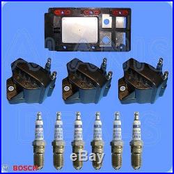 Ignition Control Module +3 High Performance Ignition Coils + 6 4504 Spark Plugs