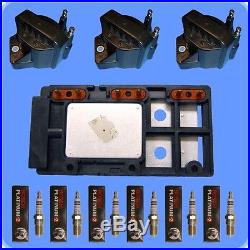 Ignition Control Module +3 High Performance Ignition Coils + 6 Bosch Spark Plugs