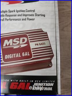 MSD 6425 Digital 6AL Ignition Control with Rev Control RED