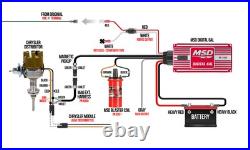 MSD 6425 Digital 6AL Ignition Control with Rev Control Red