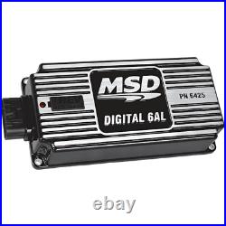 MSD 64253 BLACK Digital 6AL Ignition Control Set Built in Rev Limiter