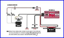 MSD Digital 6AL Ignition Control Box Red with Built-In Rev-Limit Control 6425