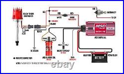 MSD Digital 6AL Ignition Control Box Red with Built-In Rev-Limit Control 6425