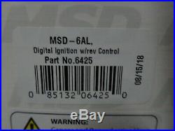 MSD Digital 6AL Ignition Control Module 6425 Built-In Rev Limiter