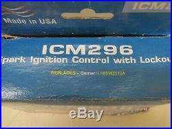 New Carrier ICM ICM296 LH33WZ512A Furnace Spark Ignition Lockout Control Module