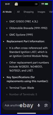 New OEM 16065711 GM CHEVROLET PONTIAC ELECTRONIC Ignition SPARK CONTROL Module