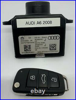 OEM 06-08 Audi A6 Engine Computer Speedometer Key Fob Ignition Lock Cluster Set