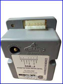RAM Electronics RAM-4 Intermittent Spark Ignition Control Module 120V New