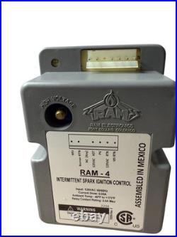 RAM Electronics RAM-4 Intermittent Spark Ignition Control Module 120V New