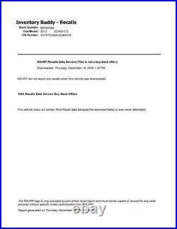 Used Ignition Control Module fits 2012 Kia Sorento Body Control BCM LH dash Can