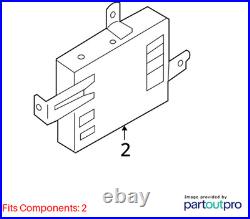 Used Ignition Control Module fits 2014 Kia Optima Body Control BCM LH dash keyl