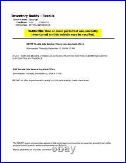 Used Ignition Control Module fits 2015 Kia Sorento Body Control BCM LH dash con