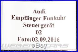VW CAMP Audi A4 8E A6 S6 4F Empfänger für Funkuhr receiverwave clock 4B0919145A